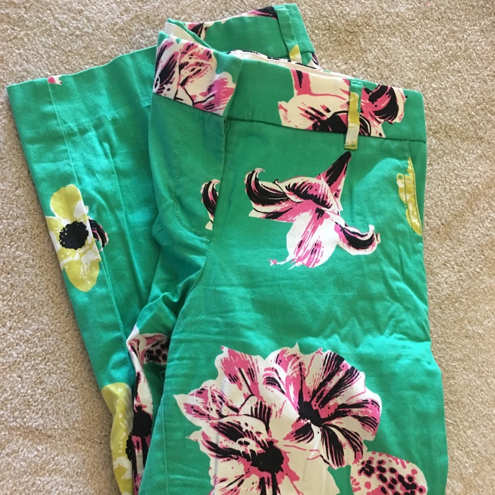 J. Crew women’s floral chino pants